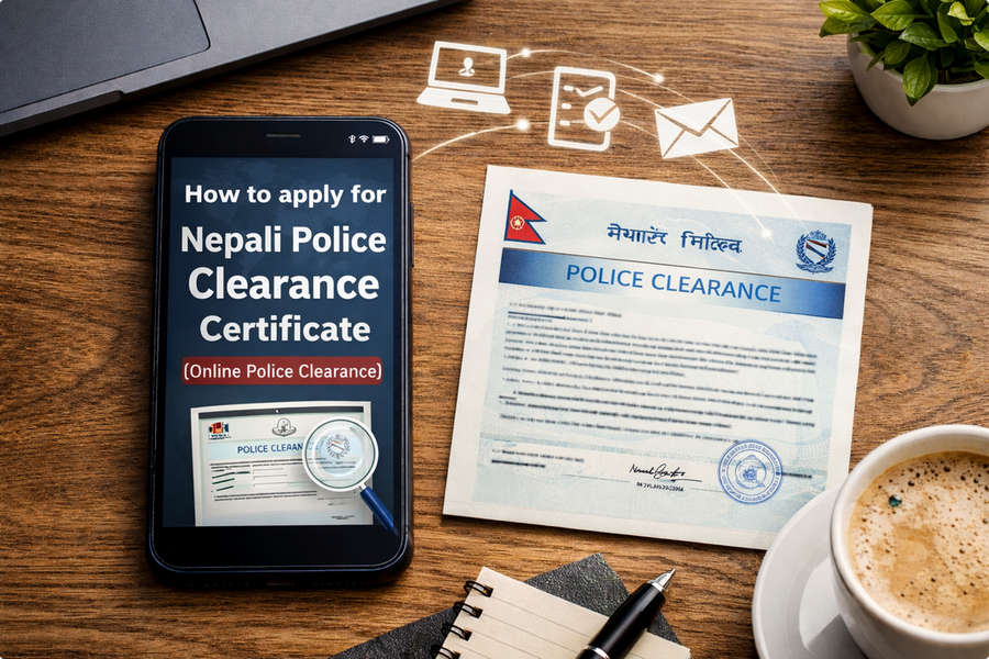 How to apply for Nepali Police Clearance Certificate (Online Police Clearance)